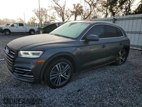 2020 Audi Q5 Premium Plus with VIN WA1E2AFY9L2106176, listed as a Copart auction lot 43373845 with 45,735 mi miles and Salvage title. Bid and sale history available at DreamBid. Image 1.