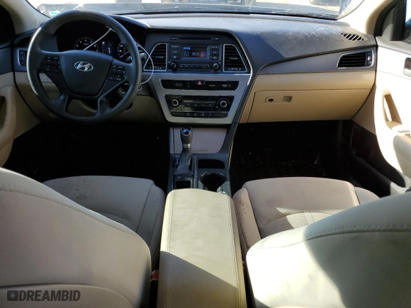 2015 Hyundai Sonata 2.4L SE with VIN 5NPE24AF3FH039106, listed as a Copart auction lot 47027725 with 122,839 mi miles and Salvage Title. Bid and sale history available at carsss.com. Image 8.