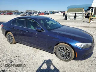 2018 BMW 5 Series 540i with VIN WBAJE5C56JWA93325, listed as a Copart auction lot 49583795 with Not Provided miles and Salvage Title. Bid and sale history available at carsss.com. Image 4.