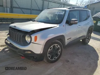 2015 Jeep Renegade Trailhawk z VIN ZACCJBCT8FPB28355, wystawiony jako Copart lot #48738275 z przebiegiem 64 423 mil mil oraz Szkoda całkowita • Salvage title. Historia ofert i sprzedaży dostępna na DreamBid. Obrazek 1.