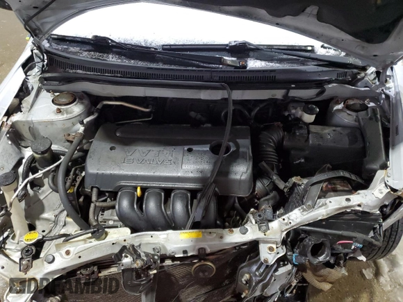 2008 Toyota Corolla CE with VIN 2T1BR32E78C880303, listed as a Copart auction lot 46830565 with 299,999 mi miles and Salvage Title. Bid and sale history available at DreamBid. Image 13.