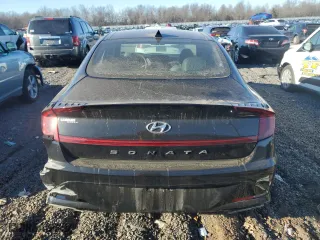 2021 Hyundai Sonata N Line with VIN 5NPEK4JC3MH130993, listed as a Copart auction lot 45271585 with 21,782 mi miles and Salvage Title. Bid and sale history available at carsss.com. Image 6.