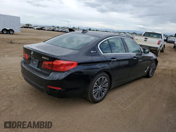 2018 BMW 5 Series 530e xDrive with VIN WBAJB1C56JB084629, listed as a Copart auction lot 67956564 with 83,302 mi miles and Non Repairable. Bid and sale history available at carsss.com. Image 3.