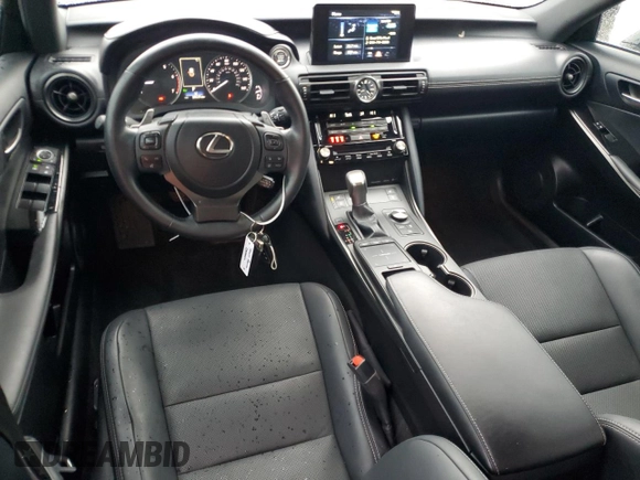 2023 Lexus IS 300 with VIN JTHCA1D26P5123020, listed as a Copart auction lot 51958175 with 30,539 mi miles and Salvage title. Bid and sale history available at DreamBid. Image 8.