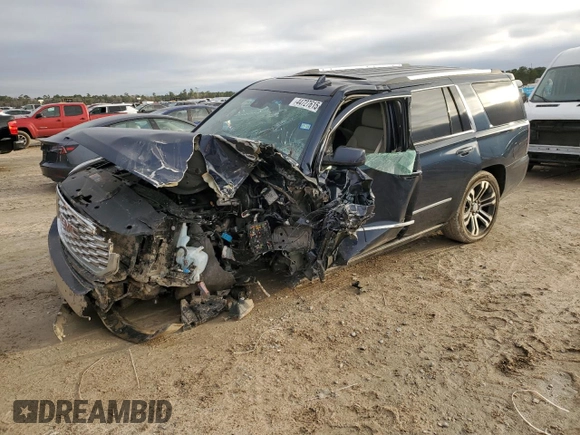 2019 GMC Yukon Denali with VIN 1GKS2CKJ4KR367450, listed as a Copart auction lot 44727615 with 0 mi miles and Non Repairable. Bid and sale history available at carsss.com. Image 1.
