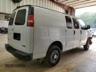 2014 Chevrolet Express Cargo with VIN 1GCZGTCG8E1213177, listed as a Copart auction lot 73557024 with Not provided miles and Salvage title. Bid and sale history available at DreamBid. Image 3.