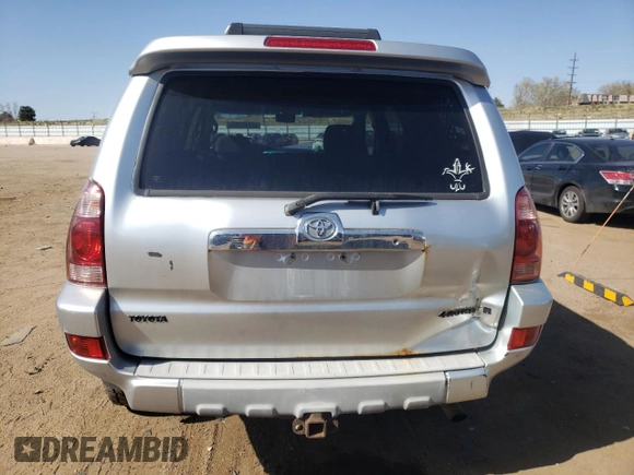 2004 Toyota 4Runner SR5 with VIN JTEBU14R448014112, listed as a Copart auction lot 52747185 with 205,917 mi miles and Salvage Title. Bid and sale history available at DreamBid. Image 6.