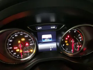 2018 Mercedes-Benz CLA with VIN WDDSJ4GB2JN675086, listed as a Copart auction lot 48547775 with 49,912 mi miles and Salvage Title. Bid and sale history available at carsss.com. Image 9.