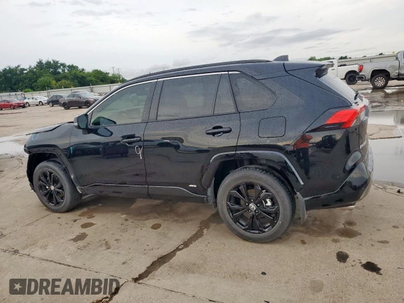 2022 Toyota RAV4 Hybrid SE with VIN JTM16RFV3ND078217, listed as a Copart auction lot 58384155 with 25,207 mi miles and Salvage title. Bid and sale history available at DreamBid. Image 2.