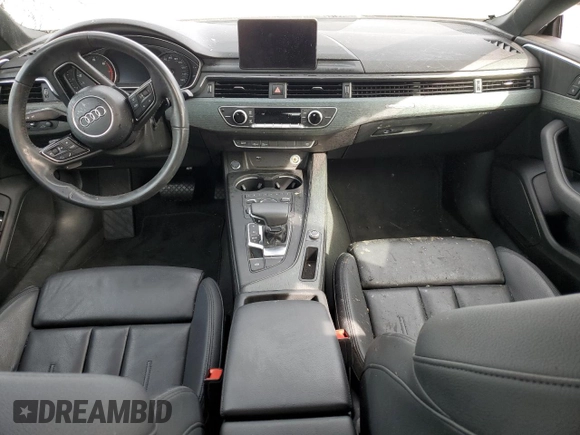 2018 Audi A5 Sportback Premium with VIN WAUDNCF52JA039673, listed as a Copart auction lot 45056245 with 0 mi miles and Clean Title. Bid and sale history available at carsss.com. Image 8.