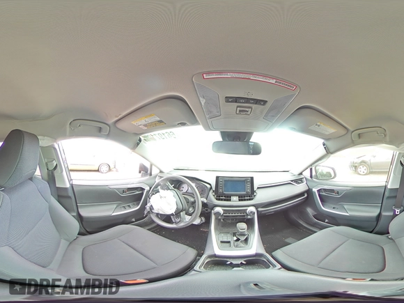 2019 Toyota RAV4 LE with VIN JTMF1RFV7KJ001139, listed as a Copart auction lot 66197193 with 55,811 mi miles and Salvage title. Bid and sale history available at DreamBid. Image 13.
