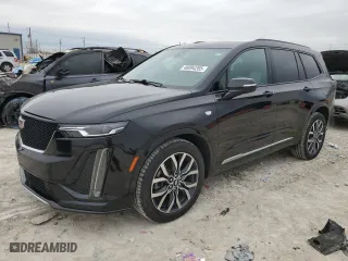 2021 Cadillac XT6 Sport with VIN 1GYKPGRS3MZ140296, listed as a Copart auction lot 46094285 with 49,429 mi miles and Salvage Title. Bid and sale history available at carsss.com. Image 1.