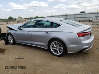 2020 Audi A5 Sportback Premium Plus with VIN WAUCNCF59LA020388, listed as a Copart auction lot 55458853 with 35,331 mi miles. Bid and sale history available at carsss.com. Image 2.