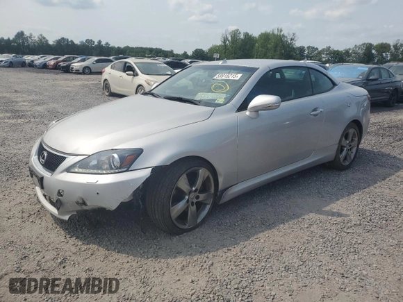 2011 Lexus IS 250 C z VIN JTHFF2C29B2514971, wystawiony jako Copart lot #59915215 z przebiegiem 116 160 mil mil oraz Szkoda całkowita • Salvage title. Historia ofert i sprzedaży dostępna na DreamBid. Obrazek 1.