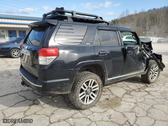2012 Toyota 4Runner SR5 with VIN JTEBU5JR0C5077638, listed as a Copart auction lot 46248315 with 255,055 mi miles and Salvage Title. Bid and sale history available at carsss.com. Image 3.