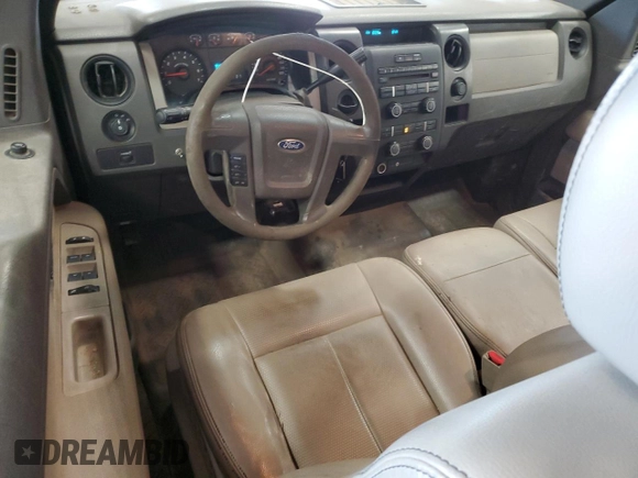 2010 Ford F-150 XL with VIN 1FTEX1CW7AKE77618, listed as a Copart auction lot 55766385 with 190,327 mi miles and Salvage title. Bid and sale history available at DreamBid. Image 8.
