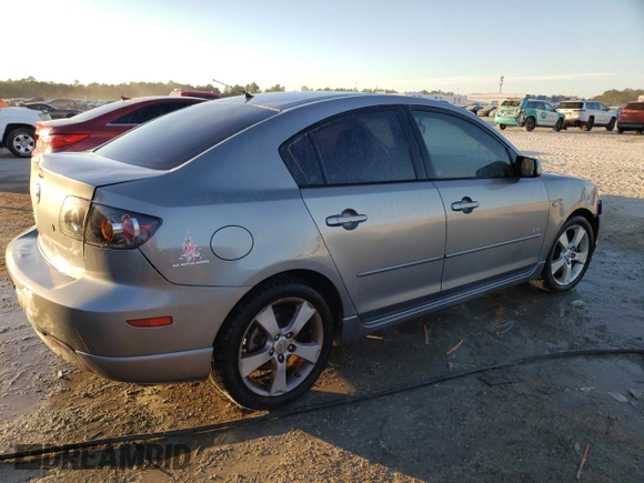 2006 Mazda 3 s with VIN JM1BK324461504512, listed as a Copart auction lot 80015434 with 130,797 mi miles and Salvage Title. Bid and sale history available at DreamBid. Image 3.