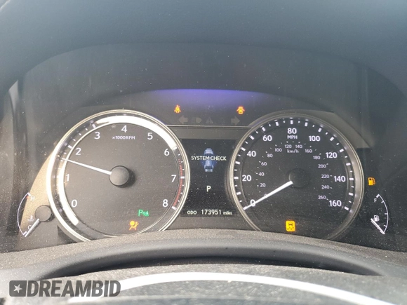 2013 Lexus GS 350 with VIN JTHCE1BL1D5010863, listed as a Copart auction lot 60633905 with 173,951 mi miles and Salvage title. Bid and sale history available at DreamBid. Image 9.