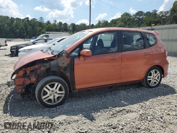 2007 Honda Fit Sport with VIN JHMGD38667S047110, listed as a Copart auction lot 69097094 with 231,662 mi miles and Salvage Title. Bid and sale history available at carsss.com. Image 1.