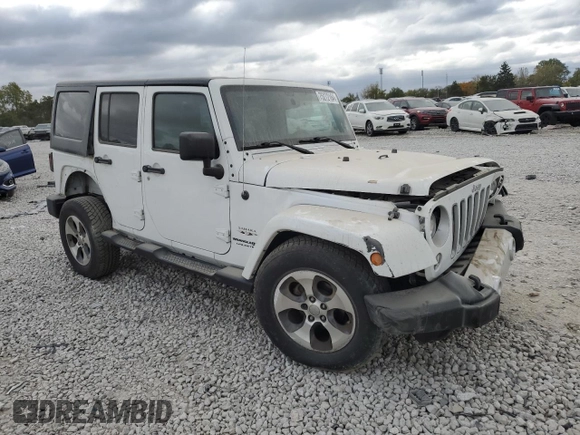 2018 Jeep Wrangler JK Unlimited Sahara with VIN 1C4BJWEG2JL830445, listed as a Copart auction lot 75272164 with 47,929 mi miles and Salvage Title. Bid and sale history available at carsss.com. Image 4.
