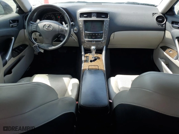 2009 Lexus IS 250 with VIN JTHBK262195100713, listed as a Copart auction lot 50587235 with 141,341 mi miles and Salvage Title. Bid and sale history available at carsss.com. Image 8.