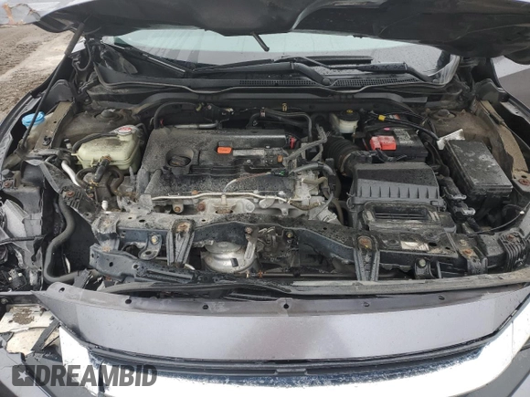 2016 Honda Civic Sedan LX with VIN 2HGFC2F59GH039001, listed as a Copart auction lot 52540465 with 289,943 mi miles and Salvage Title. Bid and sale history available at carsss.com. Image 11.