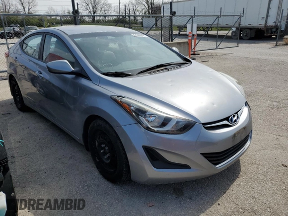 2016 Hyundai Elantra SE with VIN 5NPDH4AE1GH778977, listed as a Copart auction lot 47288054 with 51,064 mi miles and Salvage Title. Bid and sale history available at DreamBid. Image 4.