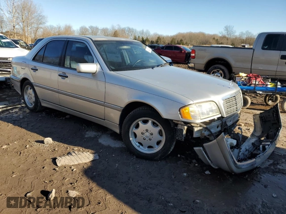 1999 Mercedes-Benz C 230/260/280/320 with VIN WDBHA24GXXA801766, listed as a Copart auction lot 42982255 with 146,774 mi miles and Salvage Title. Bid and sale history available at carsss.com. Image 4.