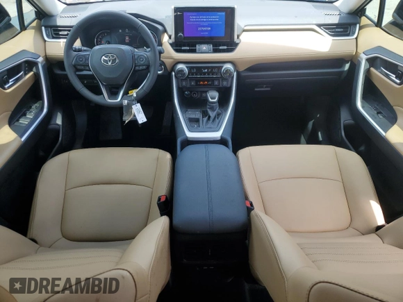 2025 Toyota RAV4 XLE Premium with VIN 2T3C1RFV5SW372661, listed as a Copart auction lot 58732625 with 14,426 mi miles and Salvage title. Bid and sale history available at DreamBid. Image 8.