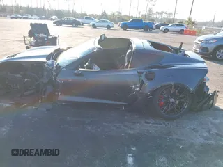 2017 Chevrolet Corvette Z06 1LZ with VIN 1G1YN2D61H5603528, listed as a IAAI auction lot 41679883 with 1 mi miles. Bid and sale history available at carsss.com. Image 14.
