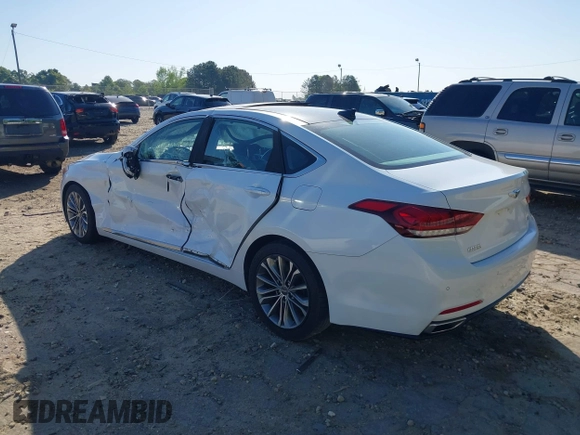 2016 Hyundai Genesis 3.8L z VIN KMHGN4JE5GU107318, wystawiony jako IAAI lot #42046138 z przebiegiem 103 200 mil mil oraz . Historia ofert i sprzedaży dostępna na DreamBid. Obrazek 3.