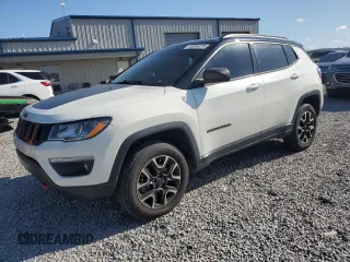 2020 Jeep Compass Trailhawk with VIN 3C4NJDDB4LT184212, listed as a Copart auction lot 53054375 with 73,963 mi miles and Salvage title. Bid and sale history available at DreamBid. Image 1.