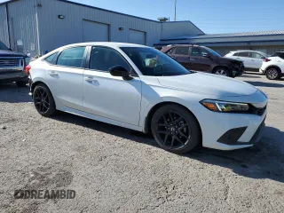 2023 Honda Civic Sedan Sport with VIN 2HGFE2F55PH520308, listed as a Copart auction lot 86325404 with 10,170 mi miles and Salvage Title. Bid and sale history available at carsss.com. Image 4.
