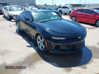 2017 Chevrolet Camaro 1LT with VIN 1G1FB1RS8H0118719, listed as a IAAI auction lot 41767552 with 128,386 mi miles. Bid and sale history available at carsss.com. Image 1.