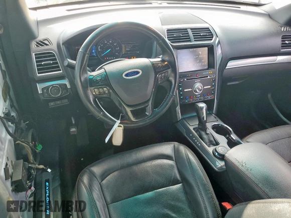 2016 Ford Explorer Sport with VIN 1FM5K8GT3GGC63546, listed as a Copart auction lot 60550855 with 161,346 mi miles and Salvage title. Bid and sale history available at DreamBid. Image 8.