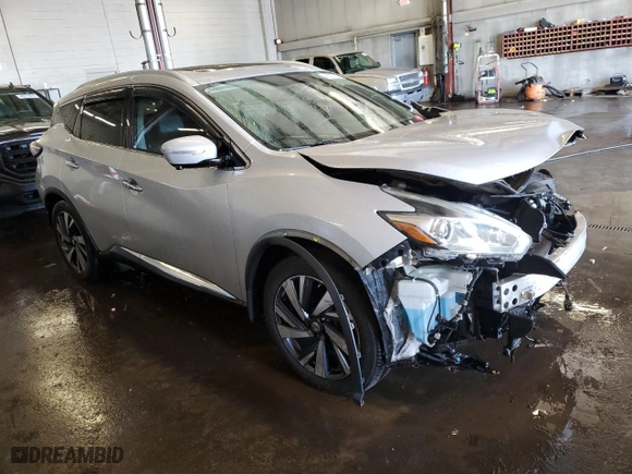 2015 Nissan Murano SL with VIN 5N1AZ2MH2FN255066, listed as a Copart auction lot 46307395 with 101,032 mi miles and Salvage Title. Bid and sale history available at carsss.com. Image 4.