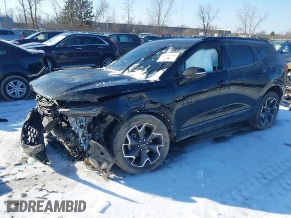 2022 Chevrolet Blazer RS с VIN 3GNKBKRS9NS236205, выставлен на аукционе IAAI как лот 41541582 с пробегом 33 986 миль миль и . История ставок и продаж доступна на DreamBid. Изображение 17.