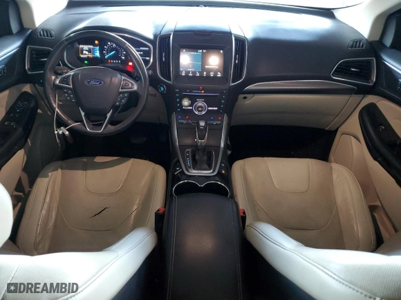 2017 Ford Edge Titanium with VIN 2FMPK3K86HBB43750, listed as a Copart auction lot 45764185 with 122,436 mi miles and Salvage Title. Bid and sale history available at carsss.com. Image 8.