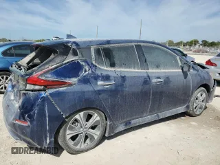 2021 Nissan LEAF SV Plus with VIN 1N4BZ1CV0MC556041, listed as a Copart auction lot 47408545 with 25,052 mi miles and Salvage title. Bid and sale history available at DreamBid. Image 3.