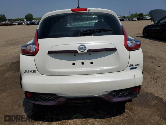 2015 Nissan Juke SL with VIN JN8AF5MV0FT563986, listed as a Copart auction lot 58776575 with 130,275 mi miles and Salvage title. Bid and sale history available at DreamBid. Image 6.
