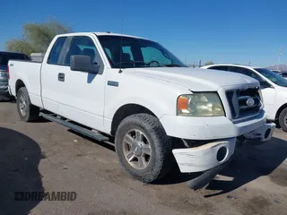 2008 Ford F-150 STX with VIN 1FTRX12W28KF03006, listed as a IAAI auction lot 41334308 with 207,679 mi miles and . Bid and sale history available at carsss.com. Image 1.