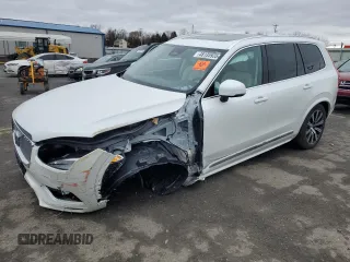 2024 Volvo XC90 Plus Bright Theme with VIN YV4062PE9R1244598, listed as a Copart auction lot 48135935 with 3,846 mi miles and Salvage Title. Bid and sale history available at carsss.com. Image 1.