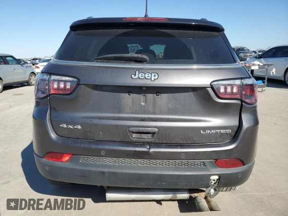 2021 Jeep Compass Limited with VIN 3C4NJDCB6MT604376, listed as a Copart auction lot 49669865 with 86,975 mi miles and Salvage Title. Bid and sale history available at DreamBid. Image 6.