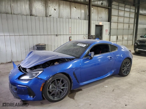 2023 Subaru BRZ Limited with VIN JF1ZDBE1XP9707823, listed as a Copart auction lot 83019284 with 16,834 mi miles and Salvage Title. Bid and sale history available at carsss.com. Image 1.