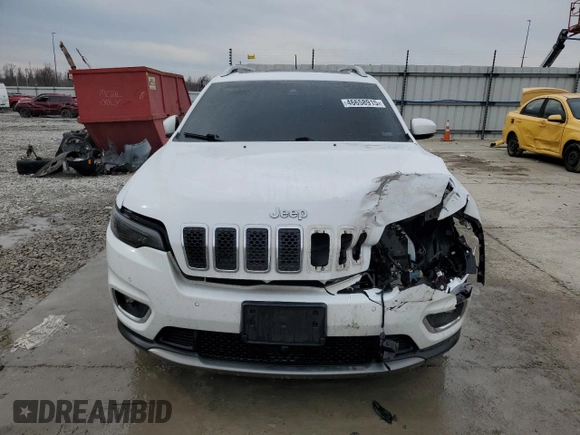 2019 Jeep Cherokee Limited with VIN 1C4PJLDX2KD263106, listed as a Copart auction lot 46658915 with 77,934 mi miles and Salvage title. Bid and sale history available at DreamBid. Image 5.