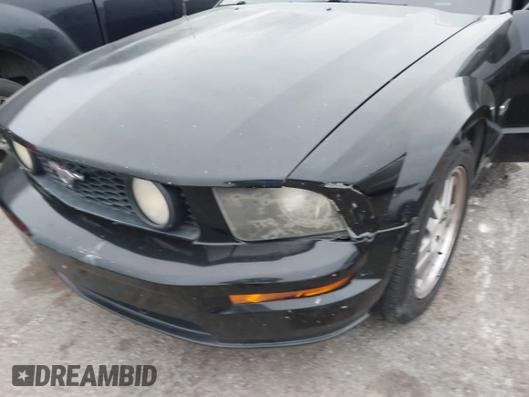 2006 Ford Mustang GT Deluxe z VIN 1ZVFT82H565101630, wystawiony jako IAAI lot #41883915 z przebiegiem 172 404 mil mil oraz . Historia ofert i sprzedaży dostępna na DreamBid. Obrazek 6.
