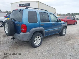 2003 Jeep Liberty Sport with VIN 1J4GK48K43W708592, listed as a IAAI auction lot 41560151 with 132,844 mi miles and . Bid and sale history available at DreamBid. Image 4.