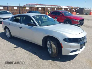 2019 Dodge Charger Police with VIN 2C3CDXKT4KH647831, listed as a IAAI auction lot 41976021 with 35,515 mi miles and . Bid and sale history available at DreamBid. Image 1.