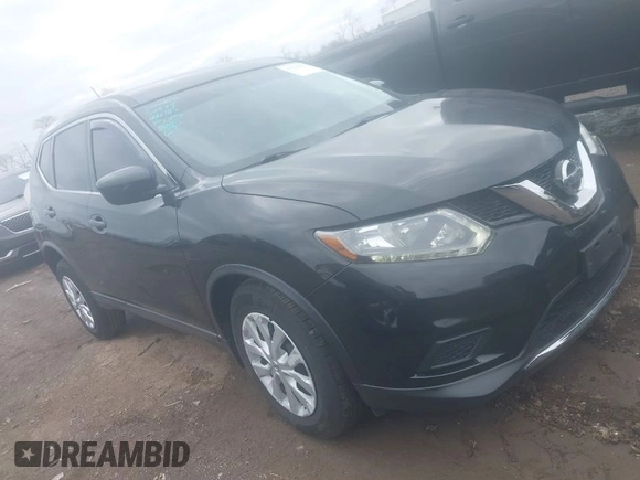 2016 Nissan Rogue SV with VIN KNMAT2MV3GP666185, listed as a IAAI auction lot 41932051 with 48,548 mi miles and . Bid and sale history available at DreamBid. Image 1.