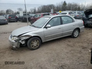 2003 Kia Spectra with VIN KNAFB121835270145, listed as a Copart auction lot 88588415 with 95,052 mi miles and Salvage Title. Bid and sale history available at DreamBid. Image 1.